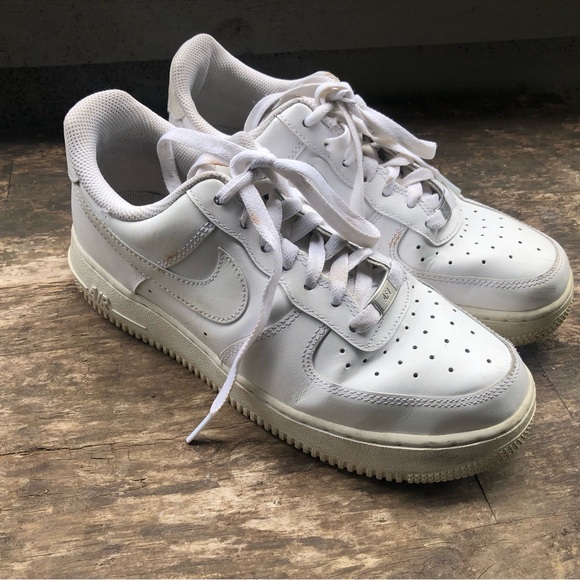 Nike Air Force 1 '07 Womens White Athletic Shoes Sneakers 315115-112 Size 8 - Picture 3 of 13